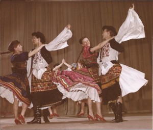 Matyó tánc 1964 - Madarász, Vrábel, Józan, Pataki     